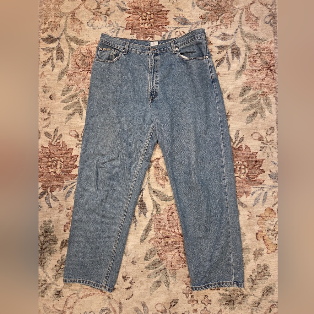 Vintage 90s Calvin Klein Easy Fit Double Stonewash Jeans - Men's 38 x 30